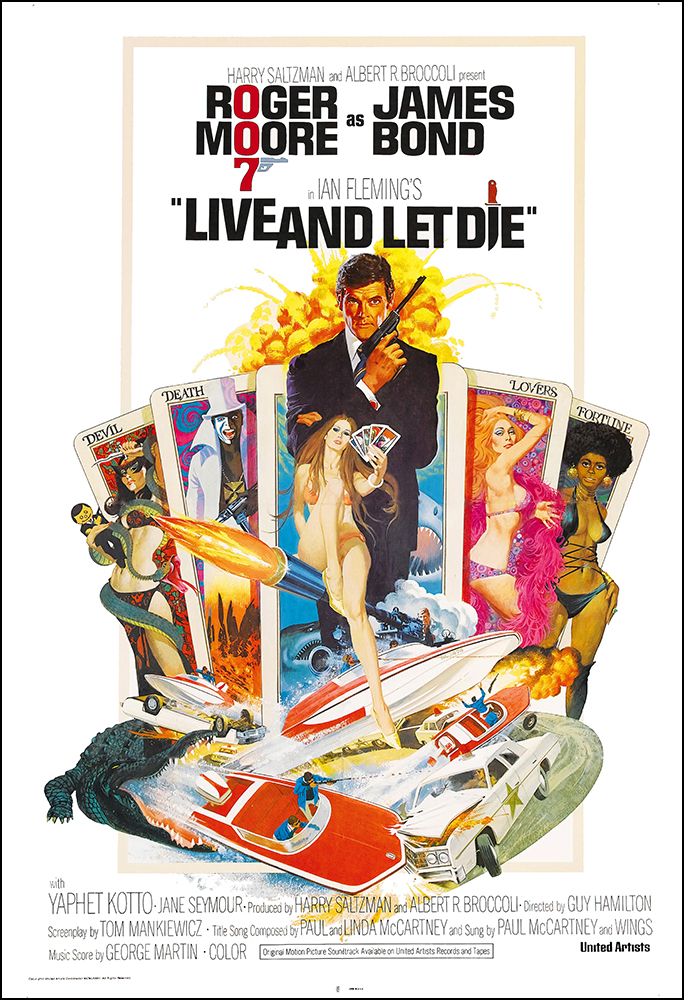 Live And Let Die Movie Poster Print 1973 Action 1 Sheet Artwork James Bond Ebay Live And Let Die Movie Poster Print 1973 Action 1 Sheet Artwork James Bond Ebay